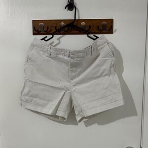 Tommy Hilfiger White Women's Bermuda Shorts High Waisted